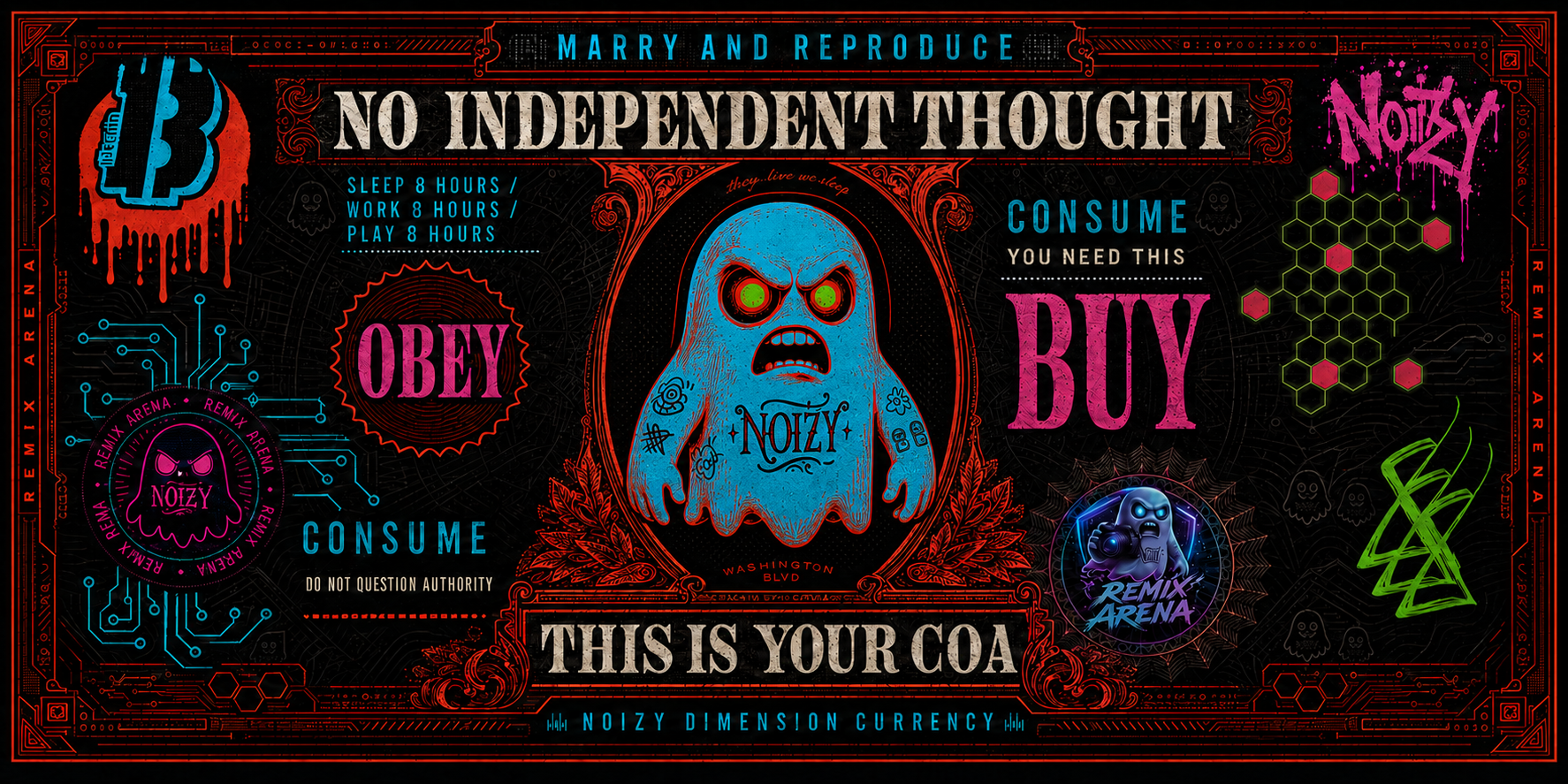 Noizy Ghost certificate of authenticity